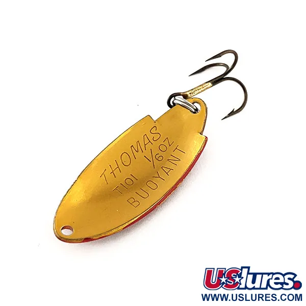 Thomas Buoyant Skeddrag, Rainbow Hammered Red, 5,3g, hamrad, #11696