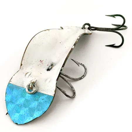 Buck Perry Spoonplug, 10g, Vit/Grön/Ljusblå, fiskedrag #11700