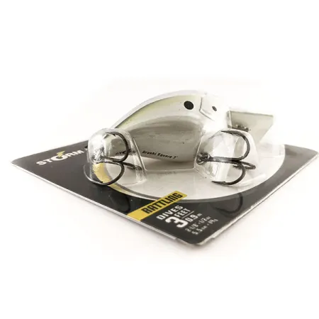 Storm Arashi Rattling Square 3 Crankbait, Blue Silver Shad, 14g, #11708