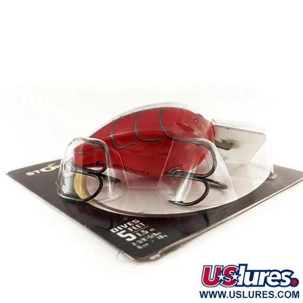 Storm Arashi Silent Square 5 Crankbait, Red Craw, 18g, Silent, #11710