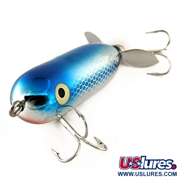 Heddon Baby Torpedo Ytbeten, Blå Silver, 7g, Propeller, #11712