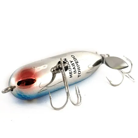 Heddon Baby Torpedo Ytbeten, Blå Silver, 7g, Propeller, #11712