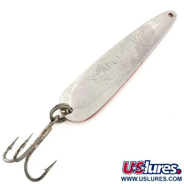 Eppinger Dardevle Seadevle Imp Skeddrag, Röd/Vit/Nickel, 28g, #11723