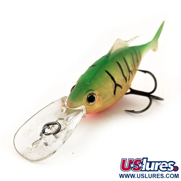 Storm Soft Shad Hybridbete, Fire Tiger, 10g, VMC-krok, #11742
