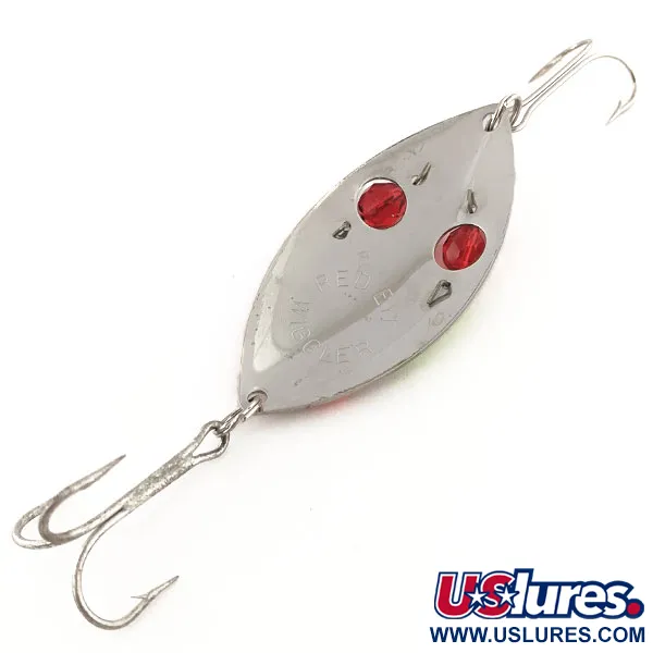 Eppinger Red Eye Wiggler Skeddrag, Nickel/Orange/Grön, 25g, #11755