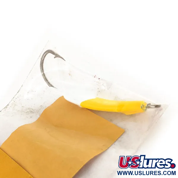 Doc's Goofy Jig Pompano-jigg, Vit / Gul, 7g, Handgjord, #11757