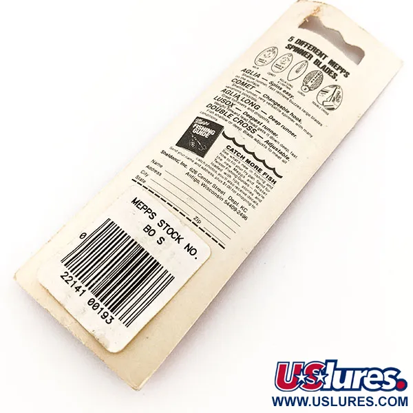 Mepps Aglia 0 Spinnare, Silver, 2.5g, Röd Huggpunkt, #11761