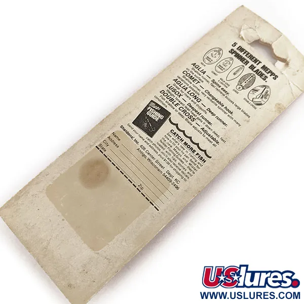 Mepps Aglia 1 dressed (squirrel tail) Spinnare, Silver, 3.5g, #11774