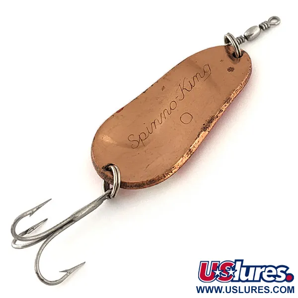 Pecos River Spinno-King 0 Skeddrag, Röd / Vit / Koppar, 14g, #11779