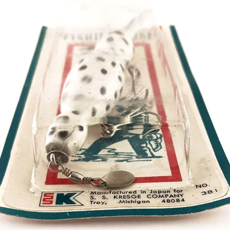 Kmart Kresge #381 Drag, Vit / Svart, 14g, Metallsked, #11780