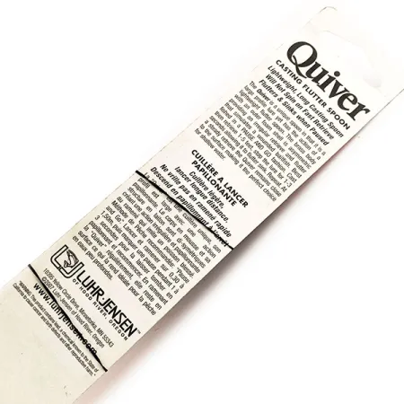 Luhr Jensen Quiver Skeddrag, Grå/Orange, 39g, asymmetrisk, #11781