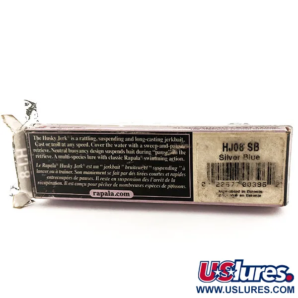 Rapala Husky Jerk 8 Vobbler, Silver Blå, 6g, svävande, #11789