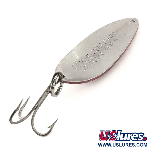 Dardevle Devle Dog 5400 Skeddrag, Röd / Vit / Nickel, 14g, #11797