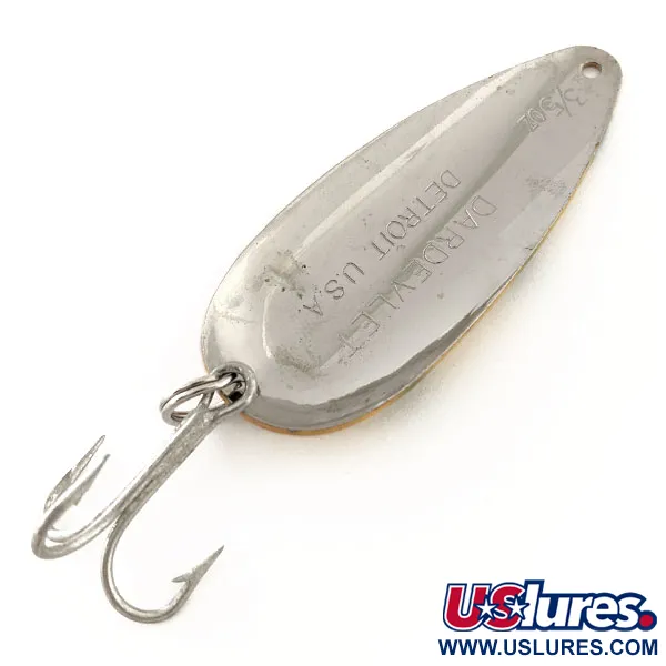 Eppinger Dardevle Dardevlet Skeddrag, Gul/Grön/Nickel, 19g, Vintage, #11798