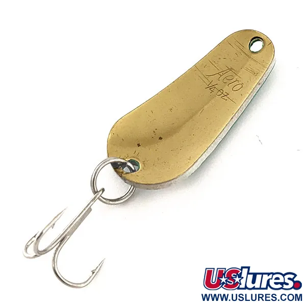 Aeroplane Spinner Aero Skeddrag, Grön/Vit/Guld, 7g, Klassisk, #11803