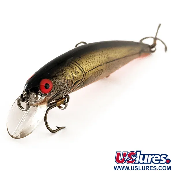 Bomber Long A15A Jerkbait, Guld-Svart, 14g, Svävande, #11840
