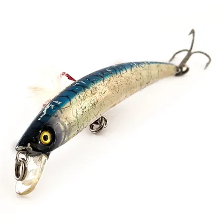 Yo-Zuri CRYSTAL MINNOW (F) 13, Silver/Blå, 17g, Flytande, #11856