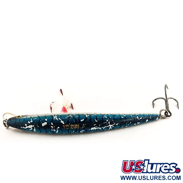 Yo-Zuri CRYSTAL MINNOW (F) 13, Silver/Blå, 17g, Flytande, #11856