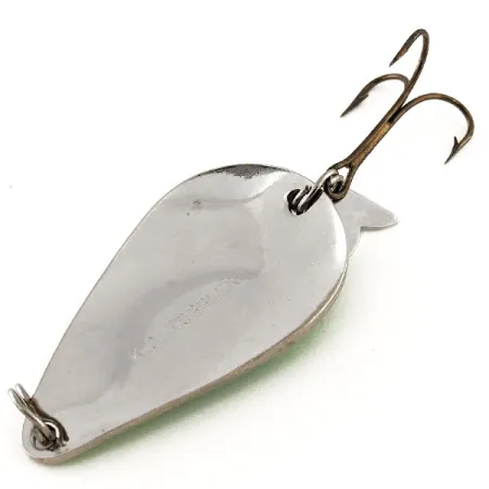 Acme K.O. Wobbler Skeddrag, Nickel/Grön, 21g, Sonic Flipper, #11863