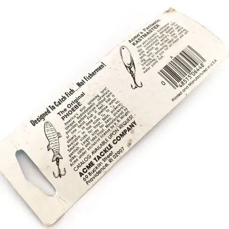 Acme Fiord Spoon Skeddrag, Nickel/Blå, 11g, Vintage, #11879