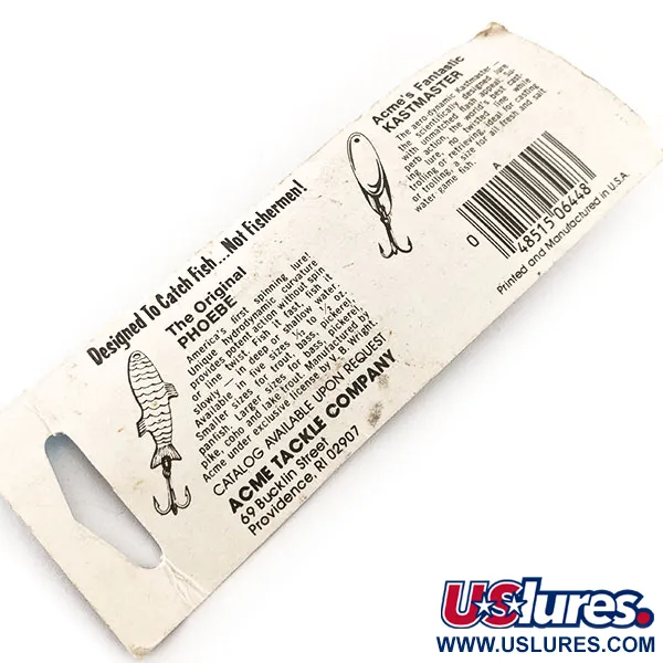 Acme Fiord Spoon Skeddrag, Nickel/Blå, 11g, Vintage, #11879