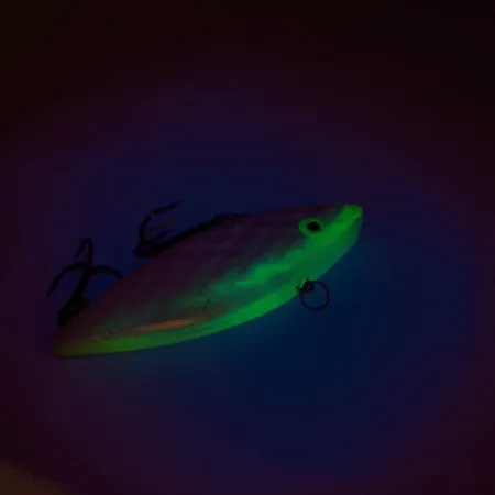 Strike King Diamond Shad UV Lipless Crankbait, Vit, 14g, UV, #11888