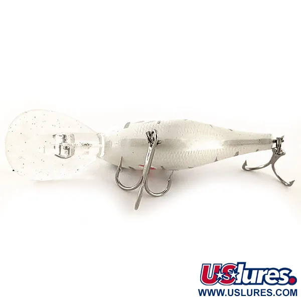 Bass Pro Shops XPS Lazer Eye Deep Diver, White Pearl, 12g, 3D, #11899