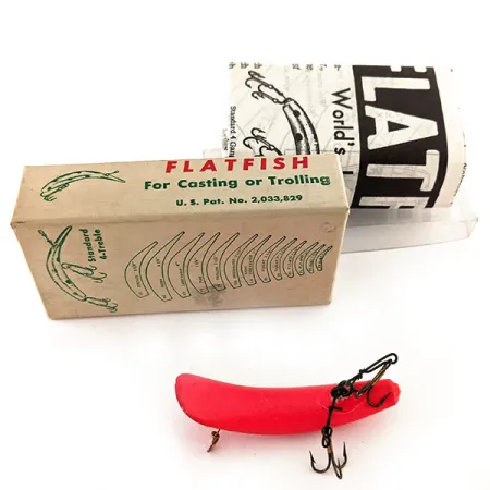 Flatfish F6 Helin Tackle UV Bete, Fluorescerande Röd, 3g, #11910