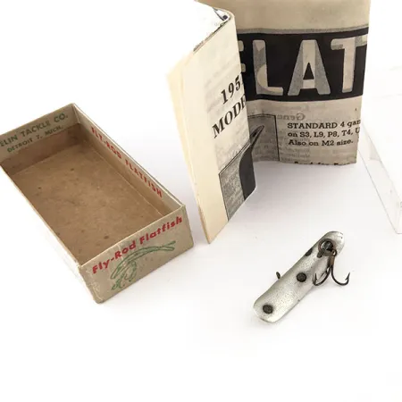 Flatfish F4 Helin Tackle Vobbler, SL (Silver), 1.4g, Box 1951, #11911