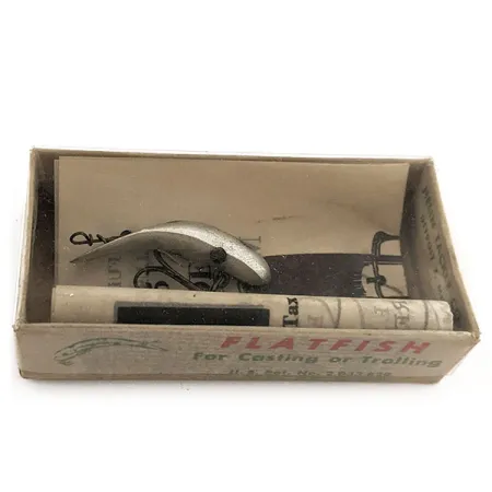 Flatfish F4 Helin Tackle Vobbler, SL (Silver), 1.4g, Box 1951, #11911