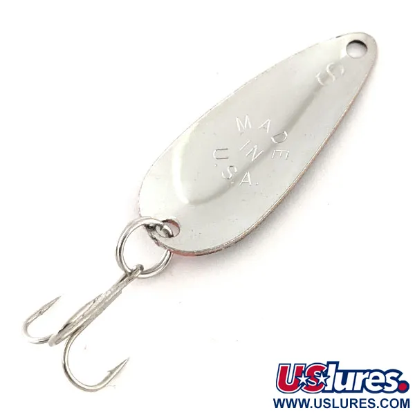 Skeddrag Worth Chippewa Steel Spoon, Röd/Svart/Nickel, 6g, #11925