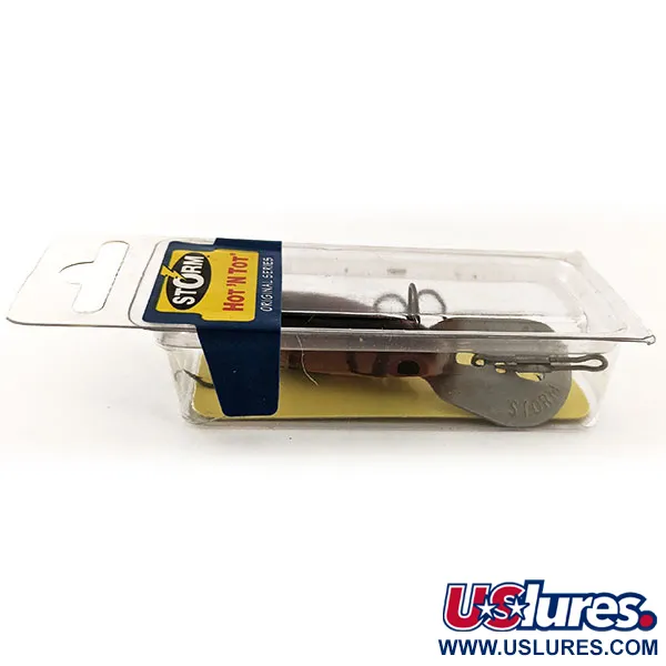 Storm Original Hot'N'Tot Wobbler, Orange/Svart, 6.5g, Metallsked, #11931