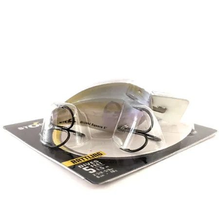 Storm Arashi Rattling Square 5 Crankbait, Ghost, 18g, Självjust., #11953