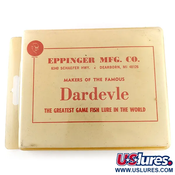 Eppinger Dardevle Kit Skeddrag-set, Röd-Vit/Gul, Emalj, #11955
