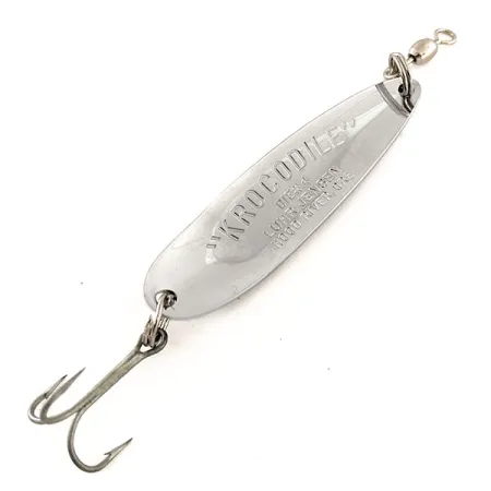 Luhr Jensen Krocodile Die #4 Skeddrag, Nickel/Blå, 14g, USA, #11969