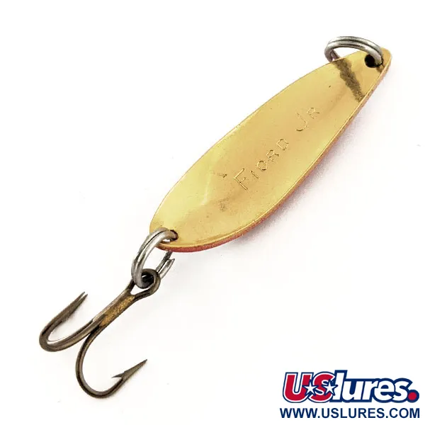 Acme Fiord Spoon Jr Skeddrag, Röd/Vit/Guld, 3,4g, Vintage, #11975