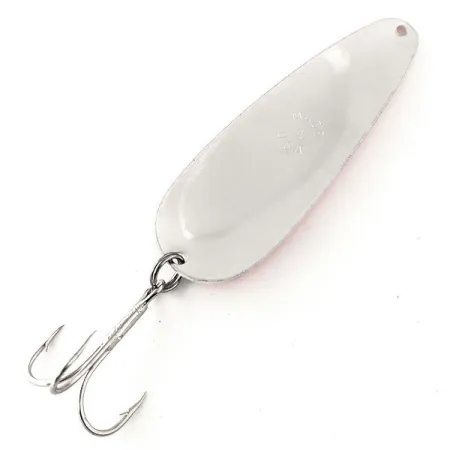 Worth Chippewa Steel Spoon UV Skeddrag, Röd/Gräddvit, 35g, UV, #12128