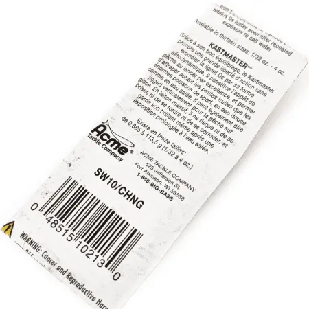 Acme Kastmaster Skeddrag, Nickel / Grön, 7g, Mässing, #12049