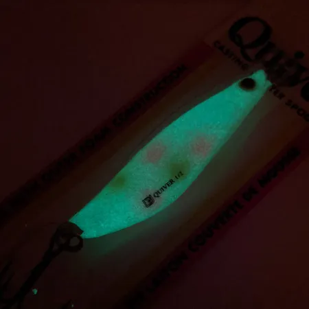 Luhr Jensen Quiver Skeddrag, Pearls/Glow, 14g, Foam-Core, #12050