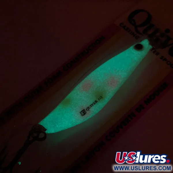 Luhr Jensen Quiver Skeddrag, Pearls/Glow, 14g, Foam-Core, #12050