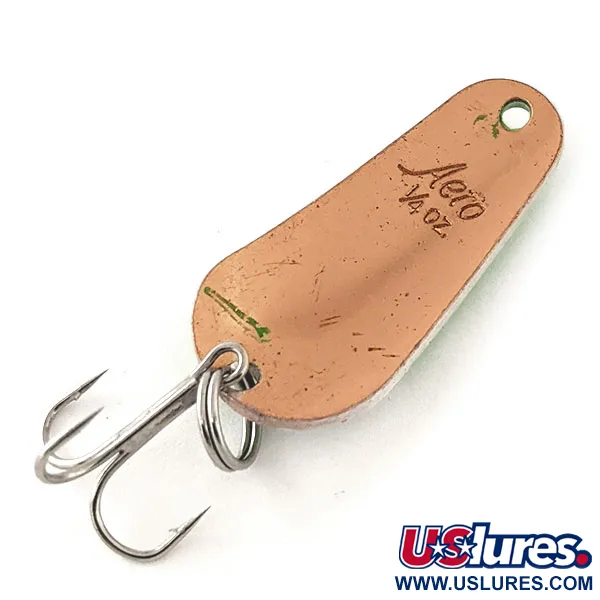 Aeroplane Spinner Aero UV Skeddrag, Grön/Vit/Koppar, 7g, UV, #12054