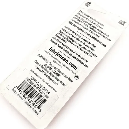 Luhr Jensen Needlefish 2 Skeddrag trolling, Metallic Perch, 3g, #12058