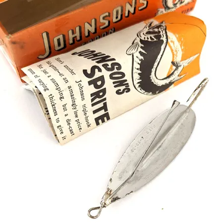 Weedless Johnson Silver Minnow Skeddrag, Silver pläterad, 12g, #12059