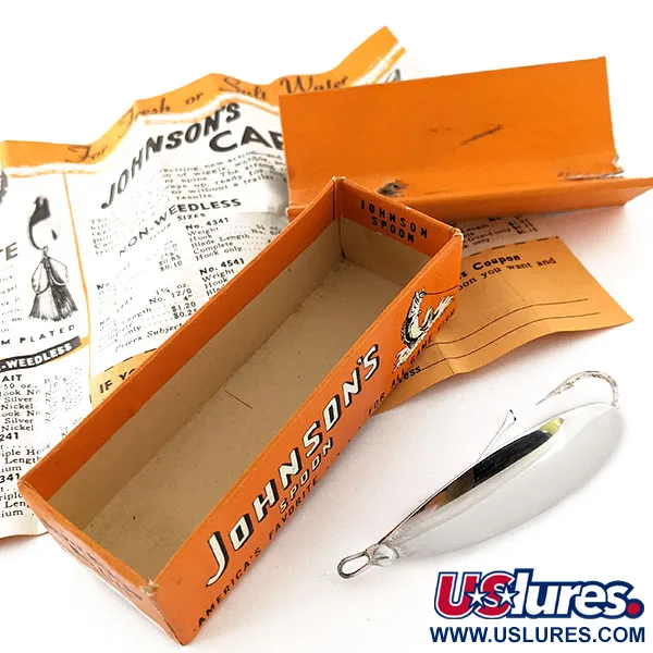 Weedless Johnson Silver Minnow Skeddrag, Silver pläterad, 12g, #12059