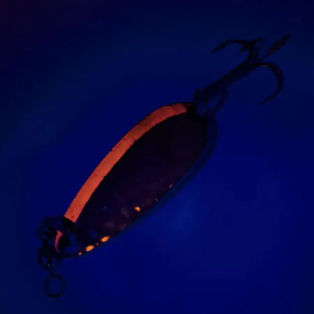 Luhr Jensen Krocodile UV Skeddrag, Gold/Orange, 9g, UV-Glow, #12076