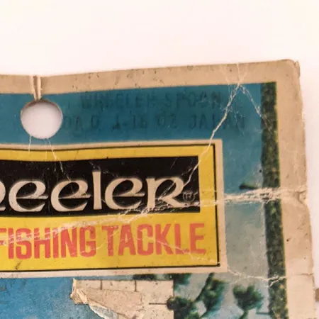 Wheeler Spoon Skeddrag, Röd / Vit, 5g, Oanvänd, #12101