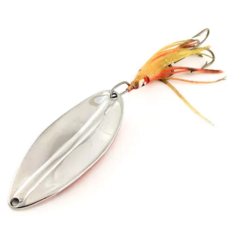 TODDCO Main liner Squid Skeddrag, Nickel / Orange, 21g, Skirt, #12117