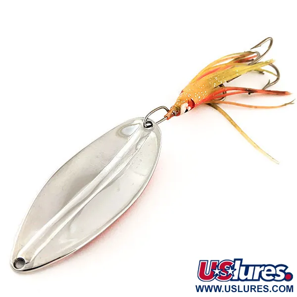 TODDCO Main liner Squid Skeddrag, Nickel / Orange, 21g, Skirt, #12117