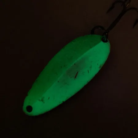 Seneca Little Cleo Glow Skeddrag, Grön/Vit/Nickel, 10g, #12190