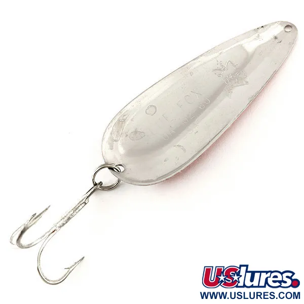 Blue Fox Aqua Spoon Skeddrag, Röd / Vit / Nickel, 21g, USA, #12299